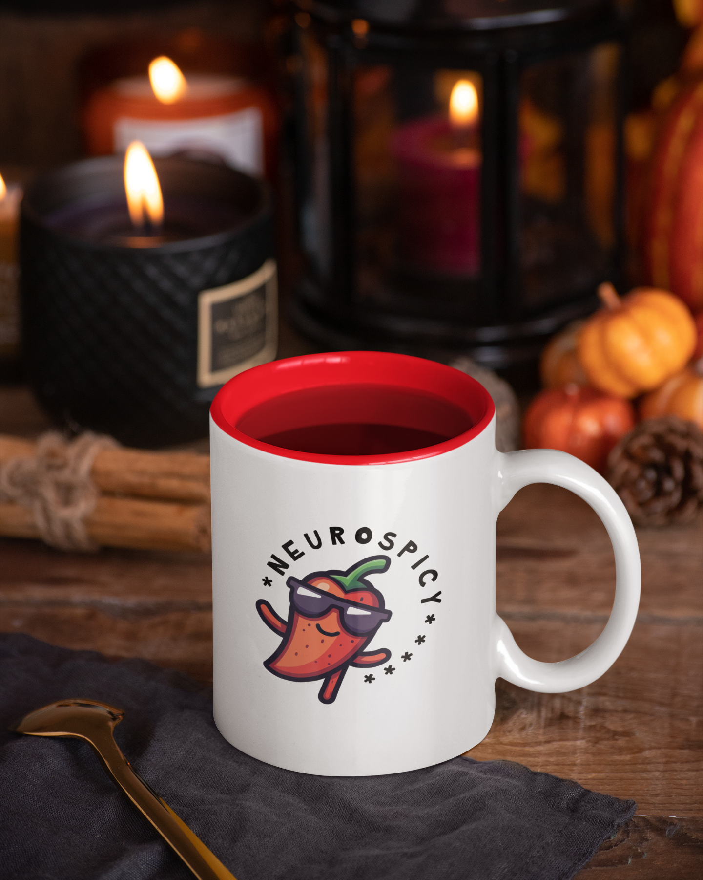 Neurospicy Chilli Pepper Two Toned Mug