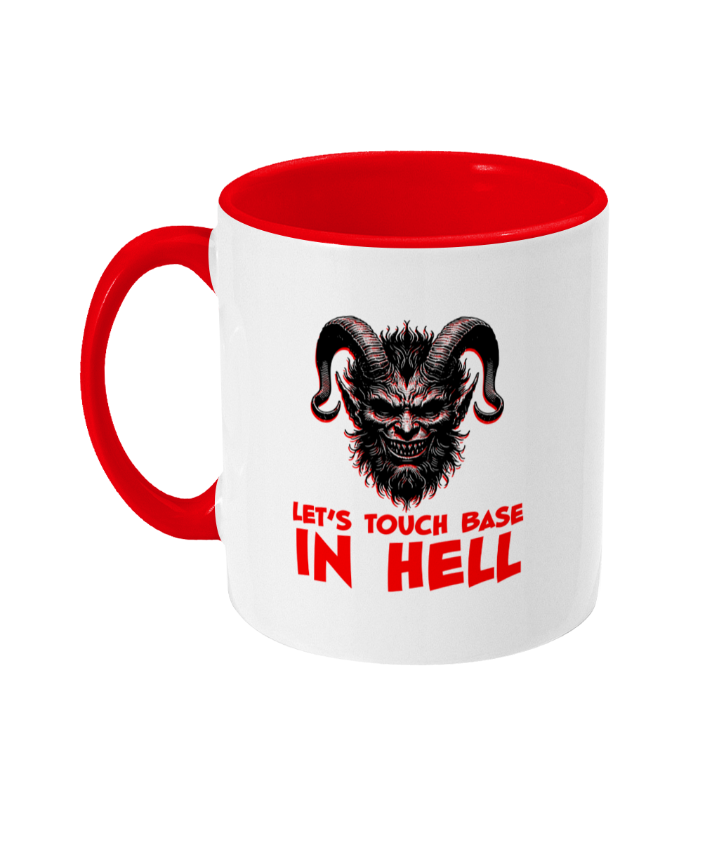 Touch Base In Hell Coffee Cup Front