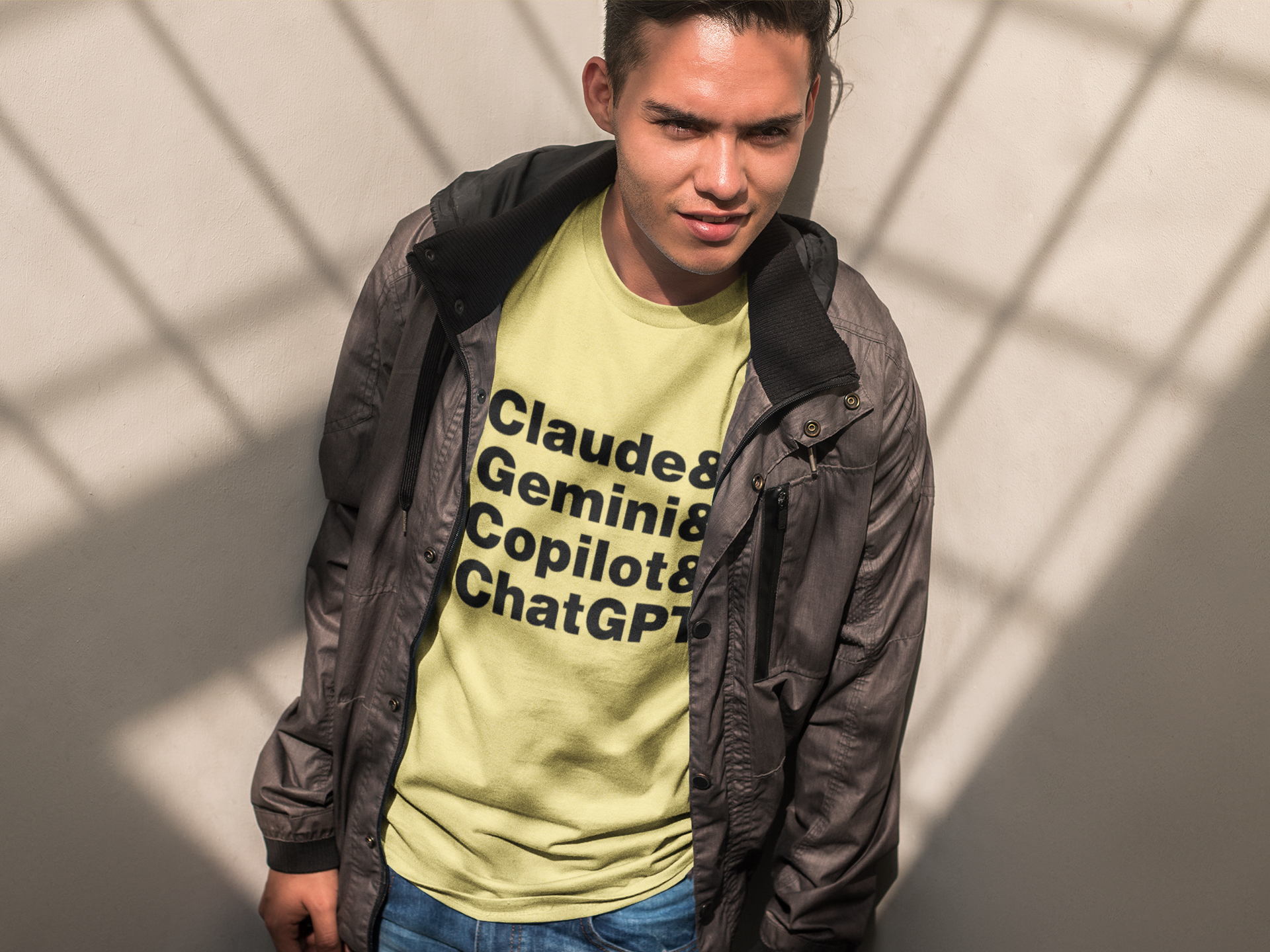 ChatGPT Gemini Claude Copilot tshirt for AI Enthusiasts