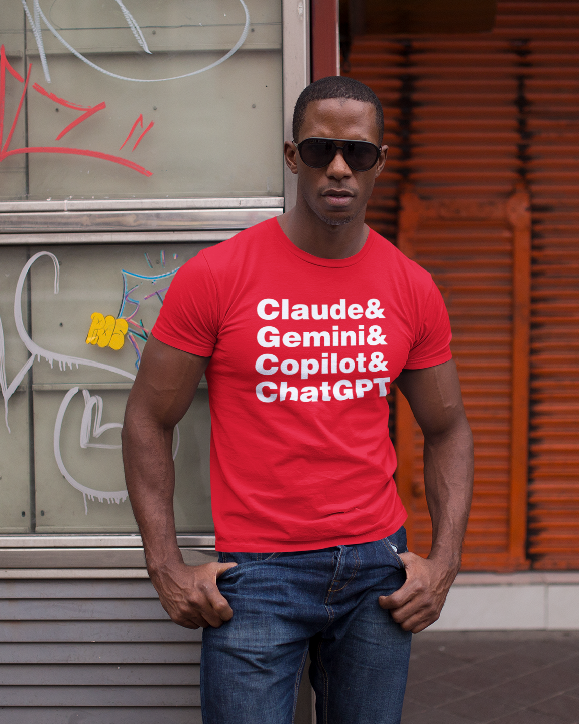 ChatGPT Gemini Claude Copilot tshirt for AI Enthusiasts