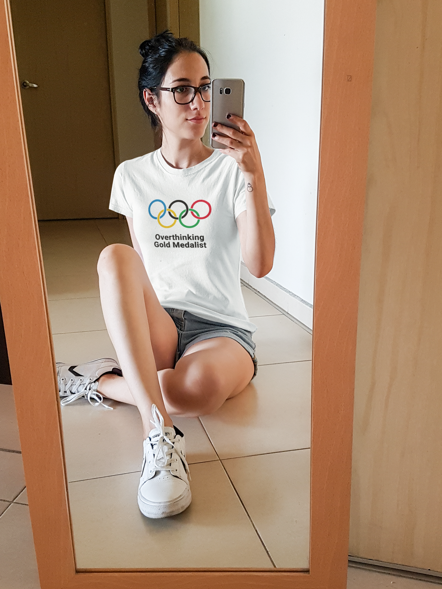 Overthinking Olympic Sport T-Shirt 100% Cotton
