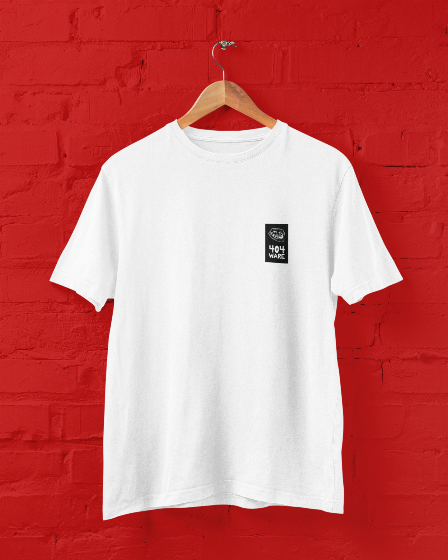 100% Organic Cotton Tee 404 Troll Design