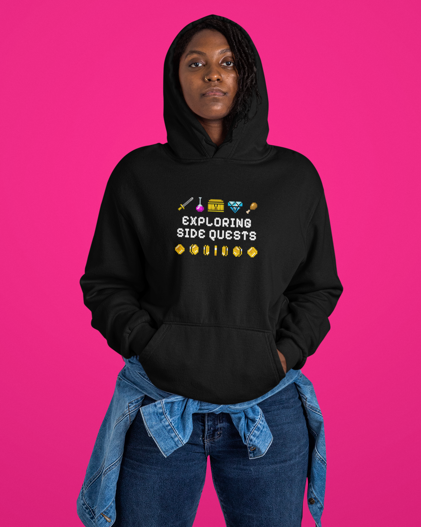 Exploring Side Quests ADHD Pride Hoody