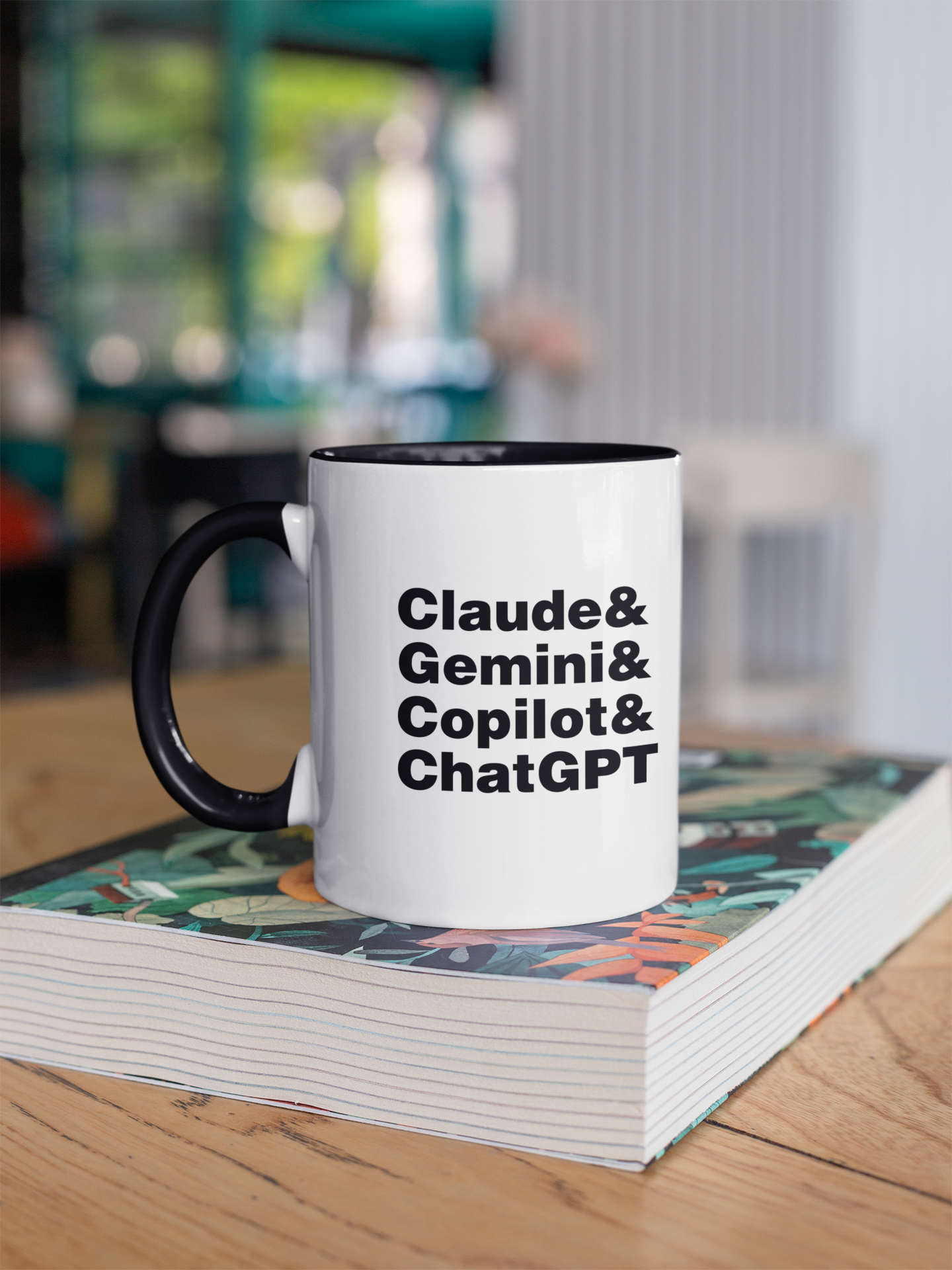 Claude & Gemini & Copilot & ChatGPT Mug