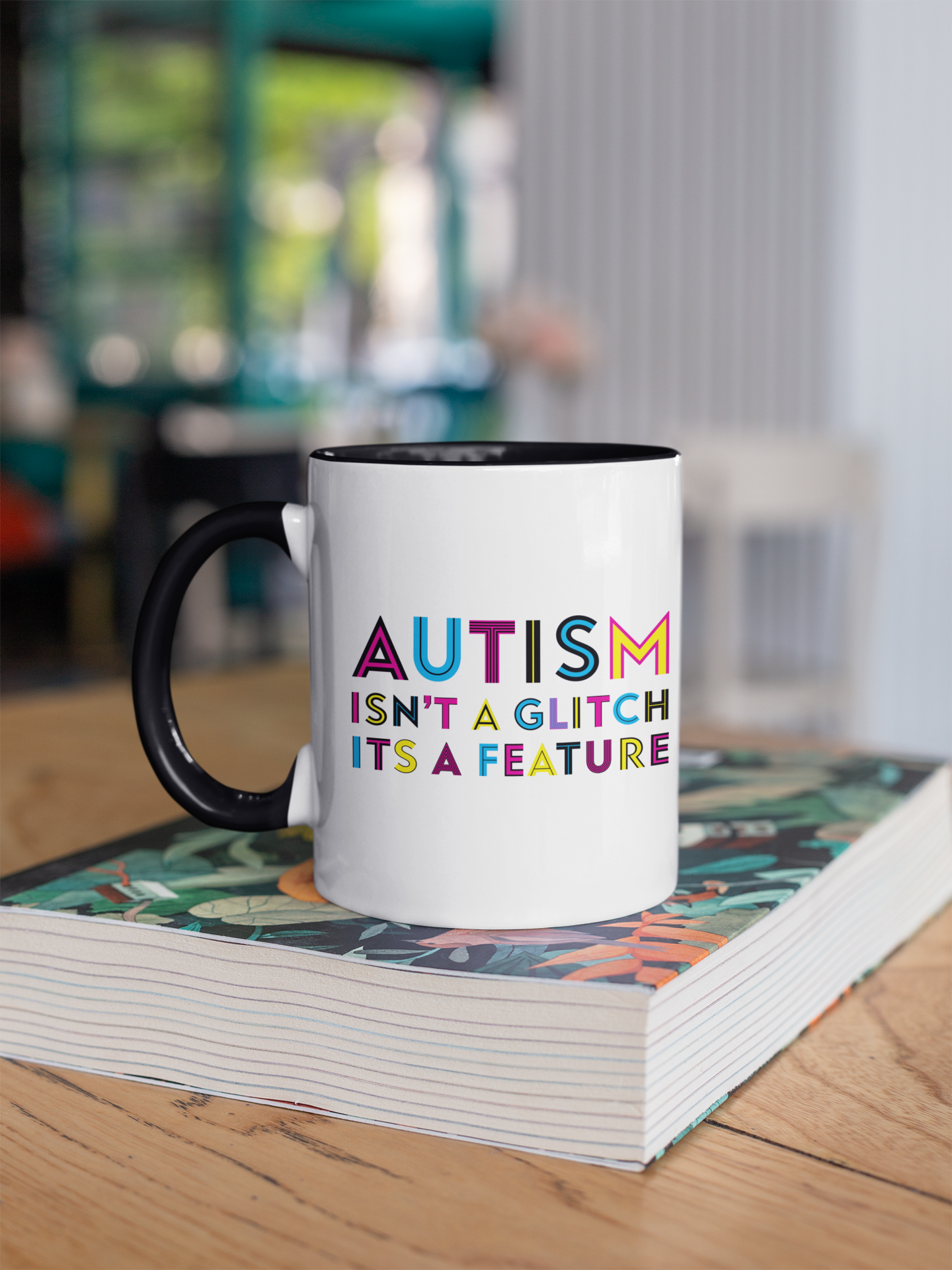 Autistic Pride | Autism Isn't a Glitch Duo Tone Mug