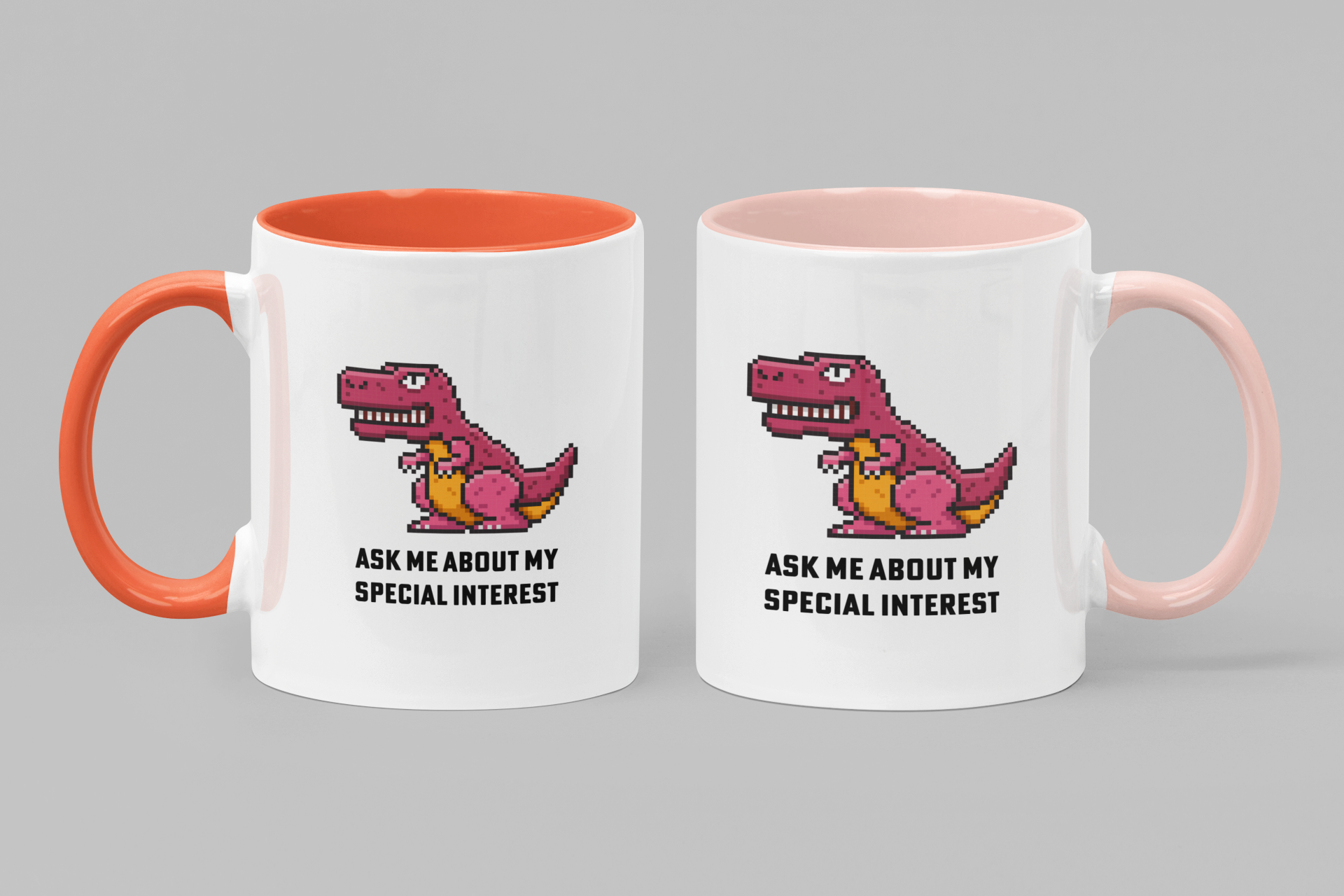 Two Tone Mug Ask Me About My Special Interest Autistic Pride