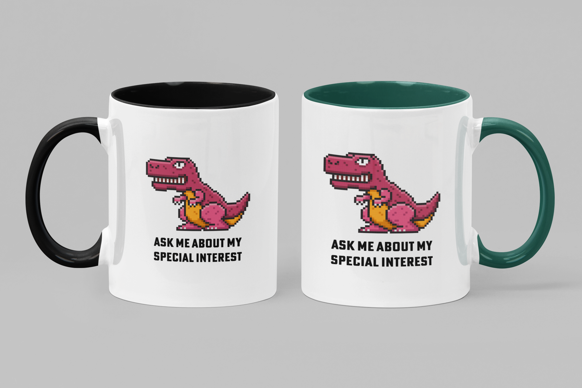 Two Tone Mug Ask Me About My Special Interest Autistic Pride