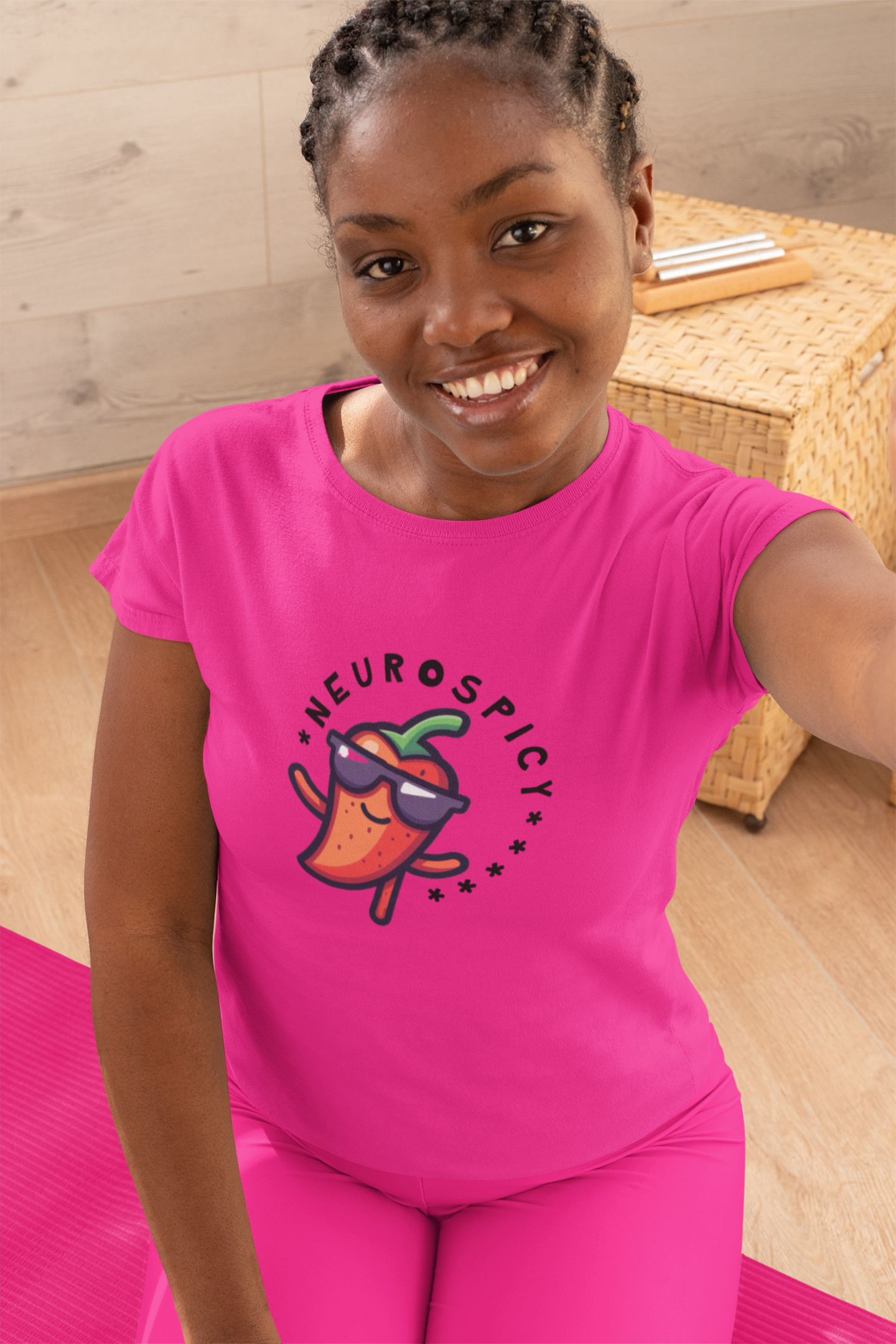 Neurospicy Soft Cotton Ladies Slogan T-Shirt