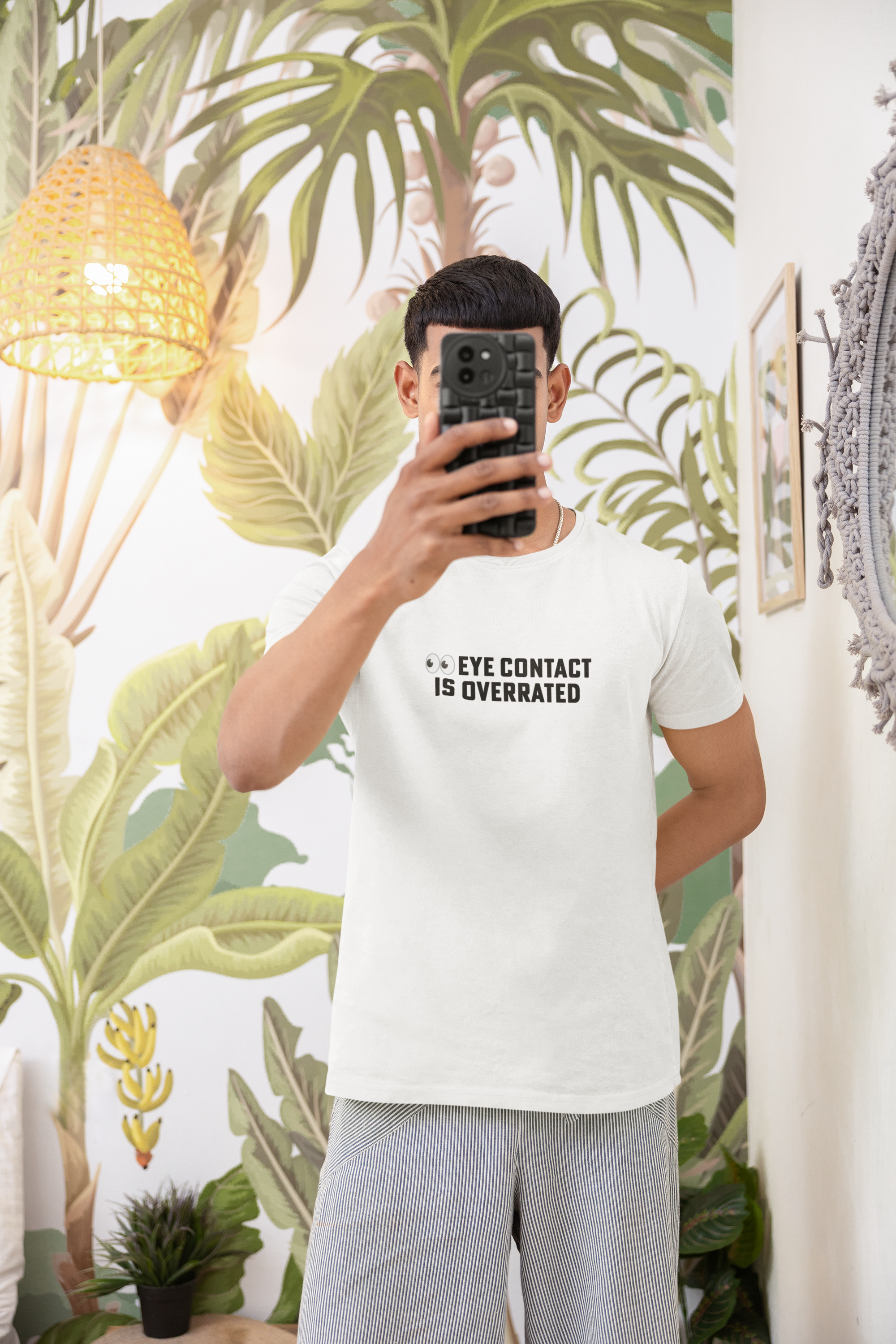 Eye Contact Is Overrated 100% Organic Cotton T-Shirt