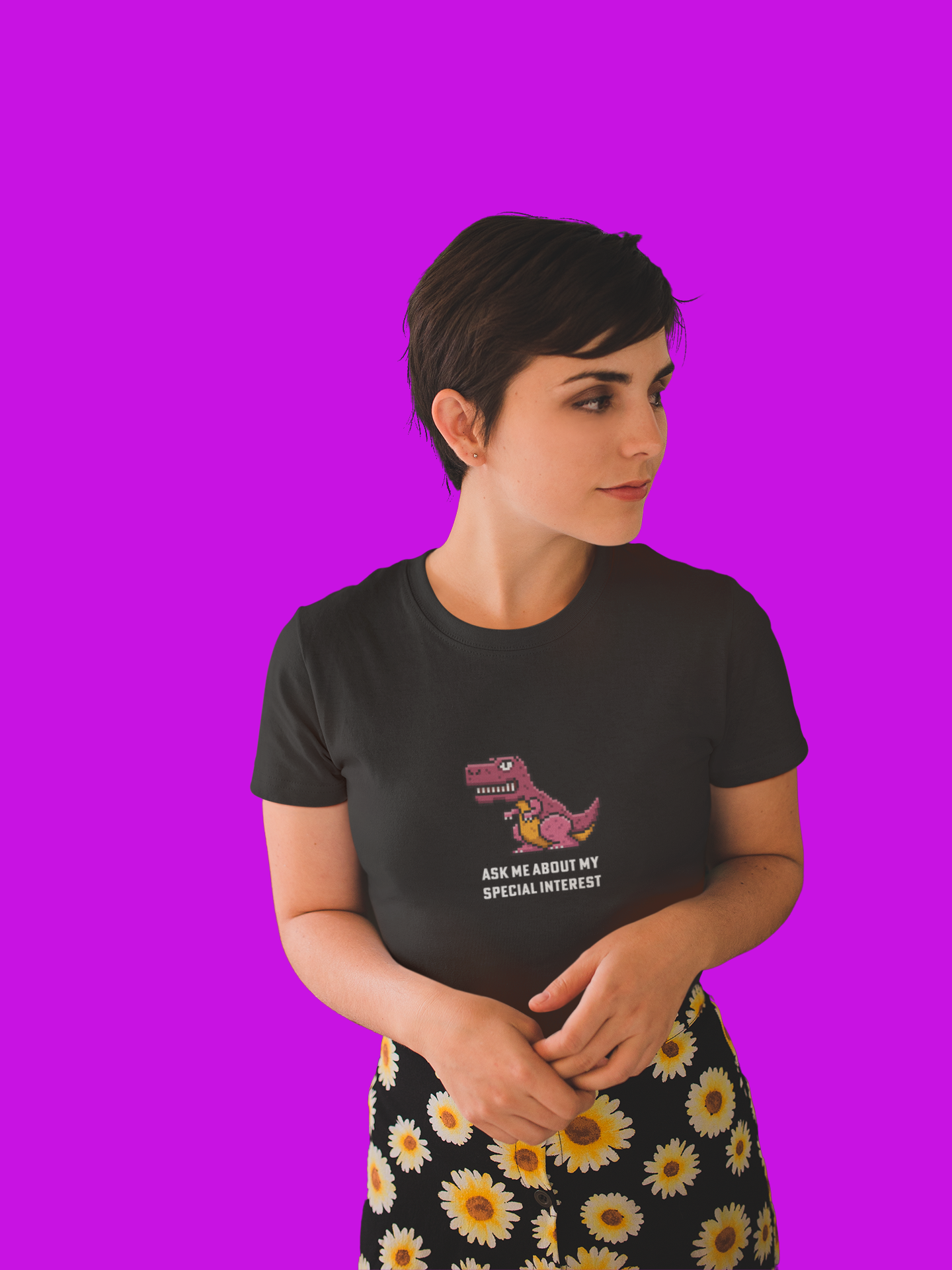 Ask Me About My Special Interest Neurodiversity 100% Cotton Tee