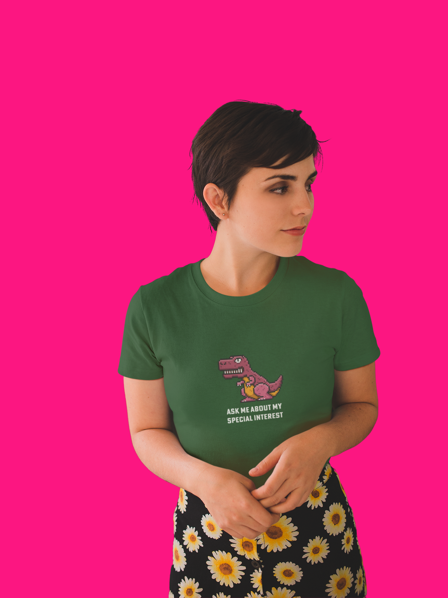 Ask Me About My Special Interest Neurodiversity 100% Cotton Tee