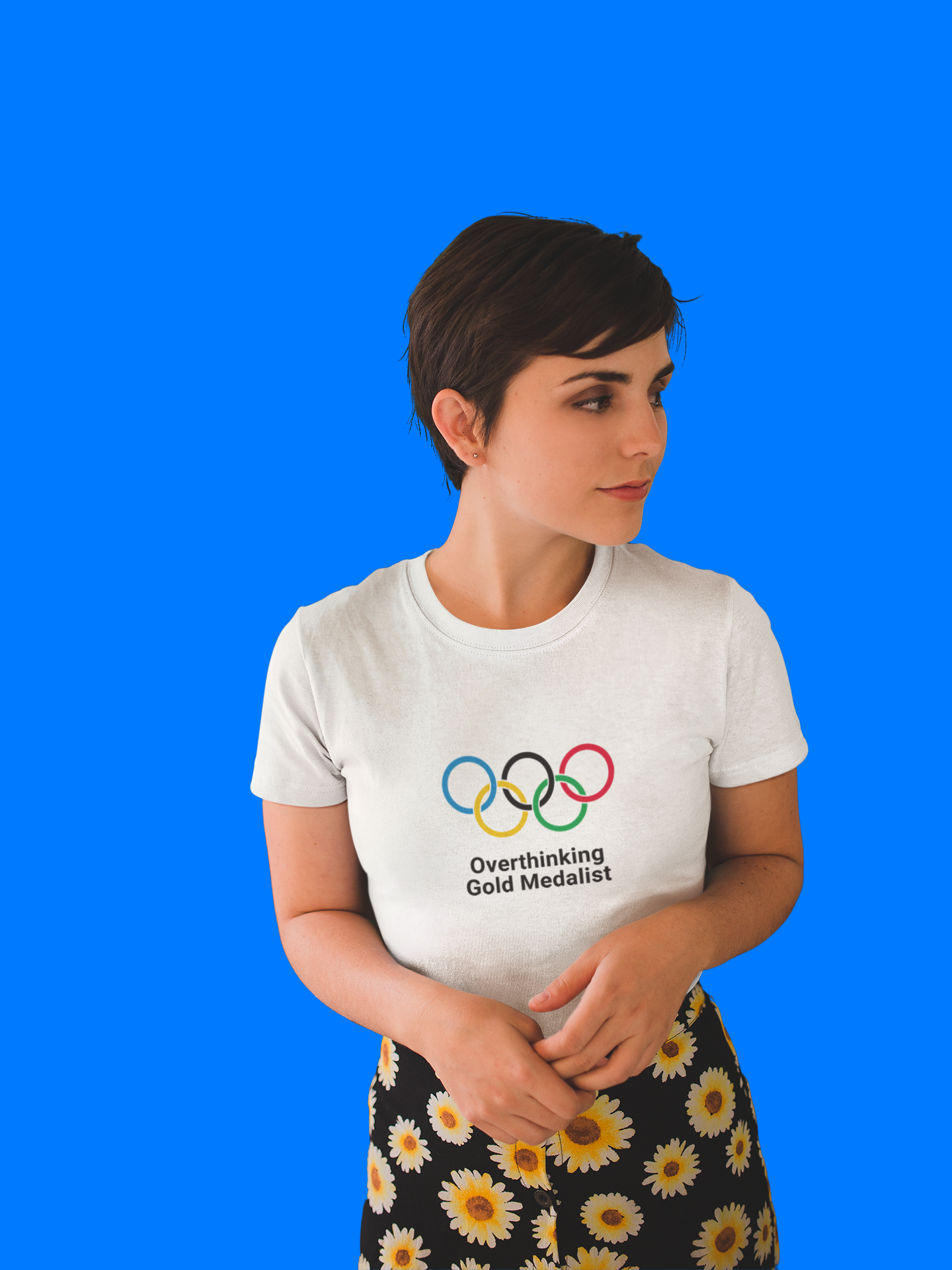 Overthinking Olympic Sport T-Shirt 100% Cotton