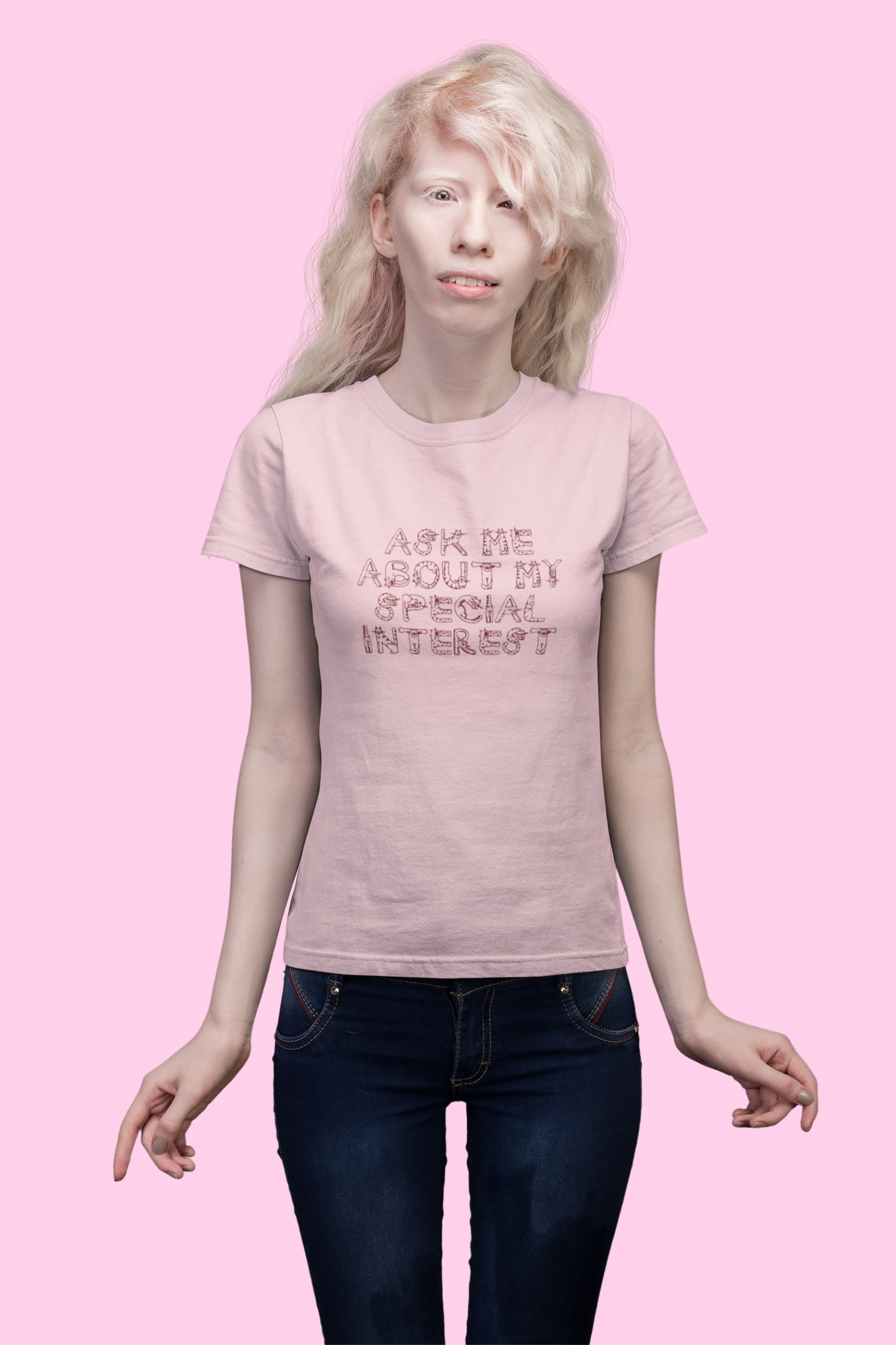 Ask Me About My Special Interest Neurodiversity 100% Ethica Organic Cotton Tee