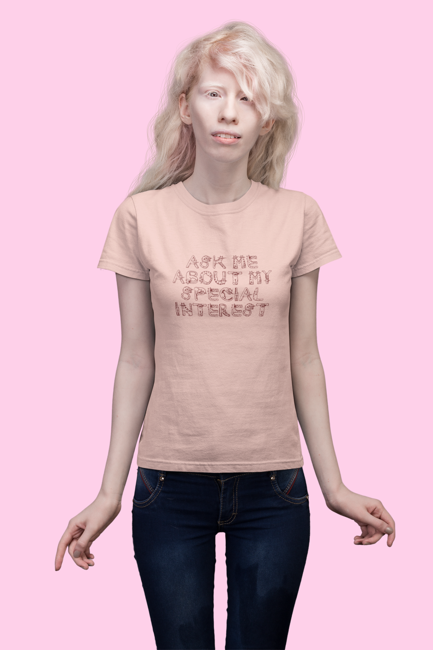 Ask Me About My Special Interest Neurodiversity 100% Ethica Organic Cotton Tee